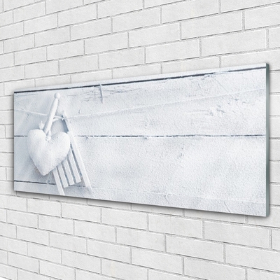 Acrylic Print Abstract art white