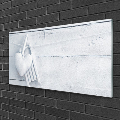 Acrylic Print Abstract art white