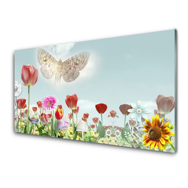 Acrylic Print Flowers nature multi