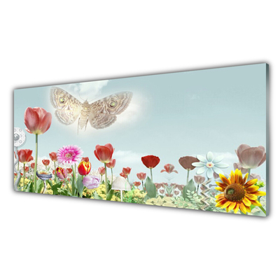 Acrylic Print Flowers nature multi