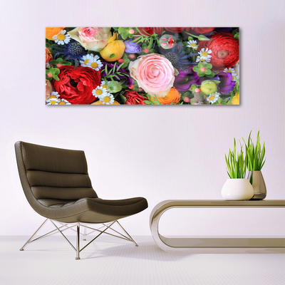 Acrylic Print Flowers floral multi