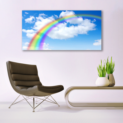 Acrylic Print Rainbow nature multi