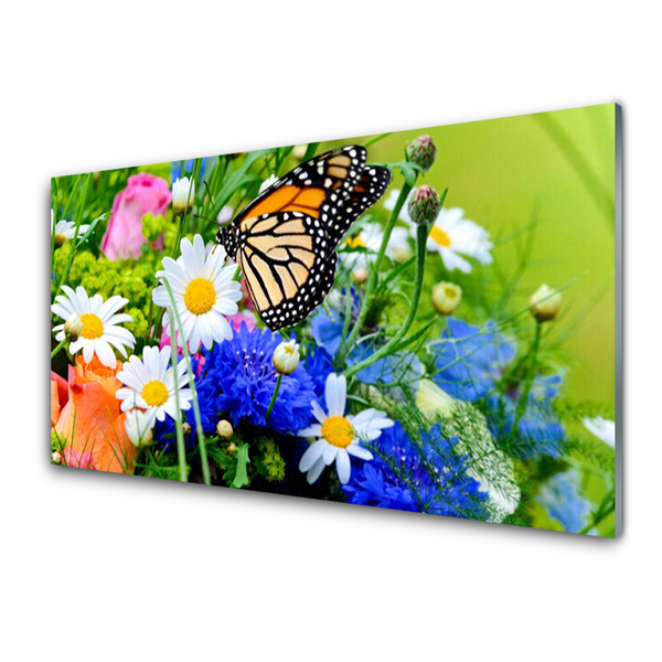 Acrylic Print Flowers nature multi