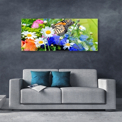 Acrylic Print Flowers nature multi