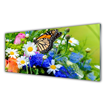 Acrylic Print Flowers nature multi