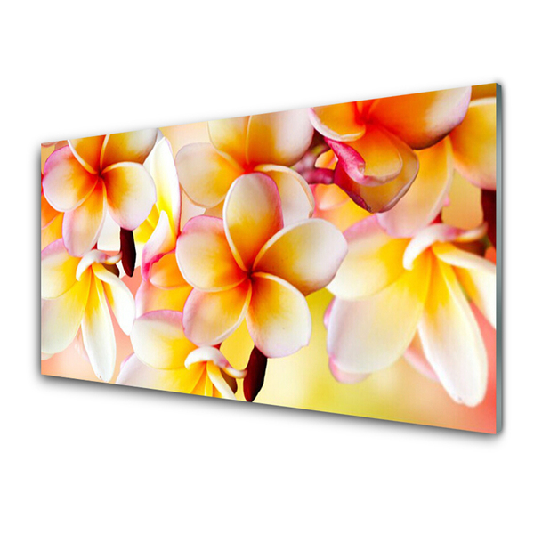 Plexiglas® Wall Art Flowers floral red green white