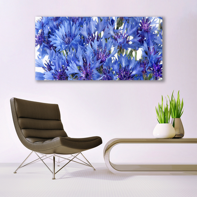 Plexiglas® Wall Art Flowers floral purple