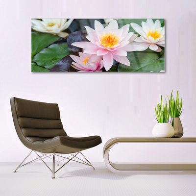 Plexiglas® Wall Art Flowers floral yellow pink