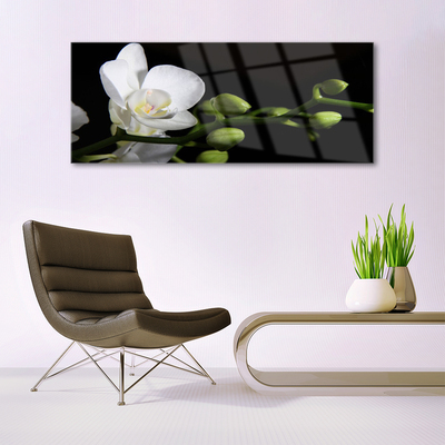 Plexiglas® Wall Art Flower floral white