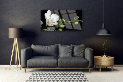 Plexiglas® Wall Art Flower floral white