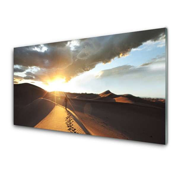 Plexiglas® Wall Art Desert landscape yellow