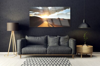 Plexiglas® Wall Art Desert landscape yellow