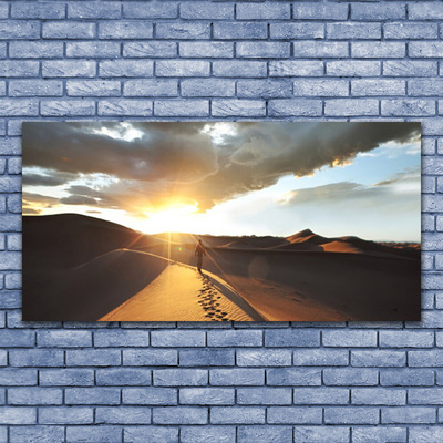 Plexiglas® Wall Art Desert landscape yellow