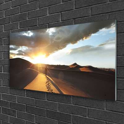 Plexiglas® Wall Art Desert landscape yellow