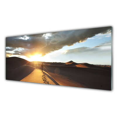 Plexiglas® Wall Art Desert landscape yellow