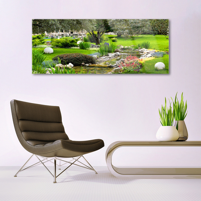 Plexiglas® Wall Art Garden nature green brown