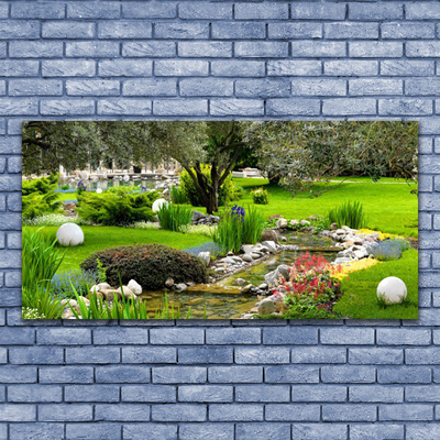 Plexiglas® Wall Art Garden nature green brown