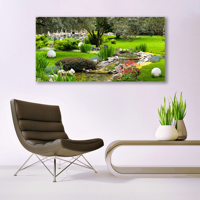 Plexiglas® Wall Art Garden nature green brown