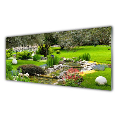 Plexiglas® Wall Art Garden nature green brown