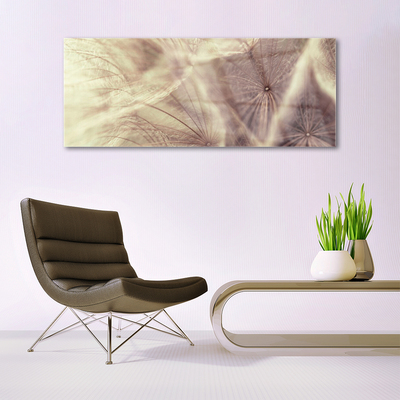 Plexiglas® Wall Art Dandelion floral grey