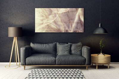 Plexiglas® Wall Art Dandelion floral grey