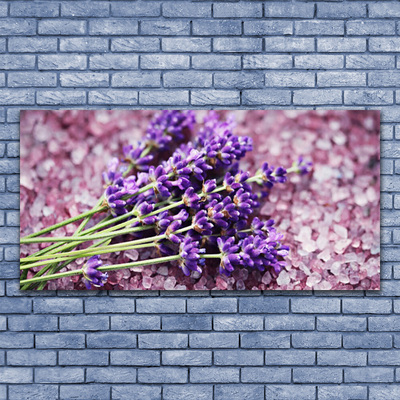 Plexiglas® Wall Art Flowers floral purple