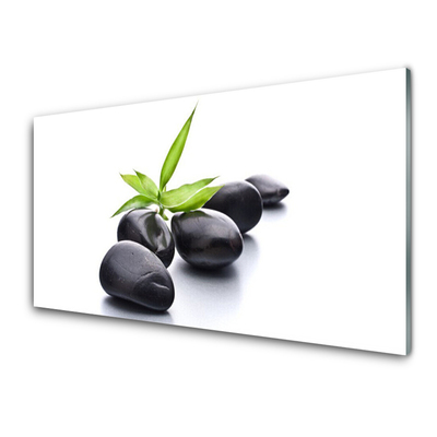 Plexiglas® Wall Art Stones art black