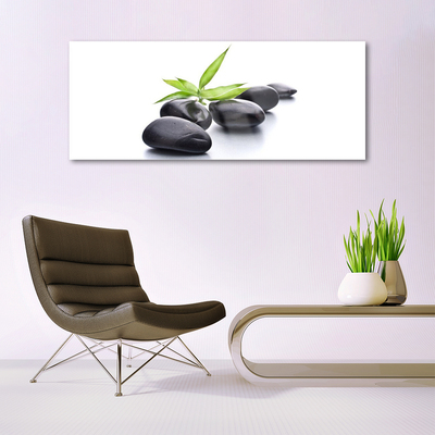 Plexiglas® Wall Art Stones art black