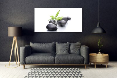 Plexiglas® Wall Art Stones art black