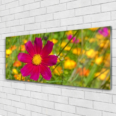 Plexiglas® Wall Art Flower floral yellow red