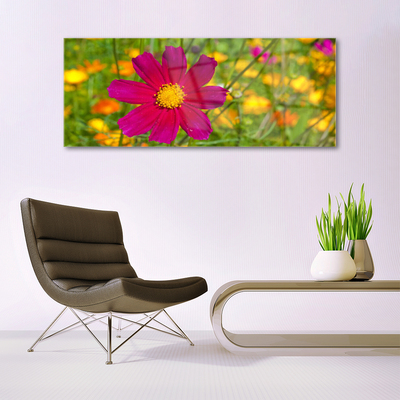 Plexiglas® Wall Art Flower floral yellow red