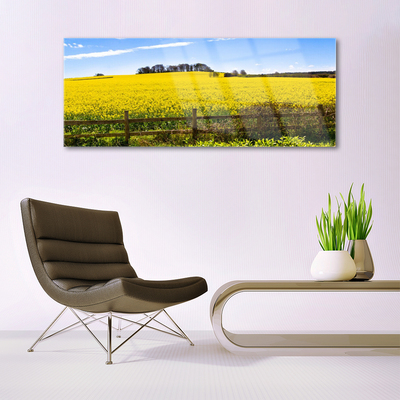 Plexiglas® Wall Art Field landscape green