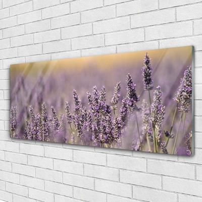 Plexiglas® Wall Art Flowers floral purple