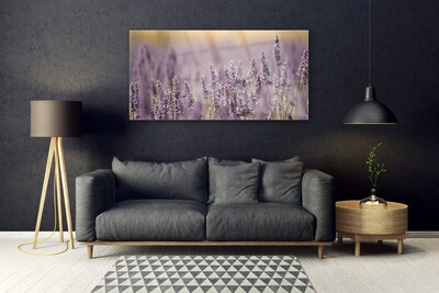 Plexiglas® Wall Art Flowers floral purple