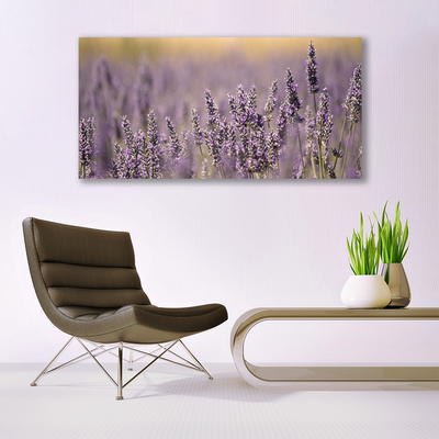 Plexiglas® Wall Art Flowers floral purple