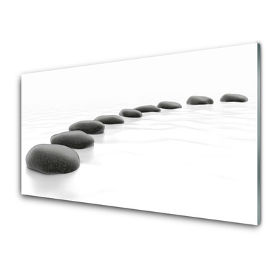 Plexiglas® Wall Art Stones art grey