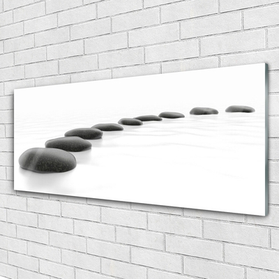 Plexiglas® Wall Art Stones art grey