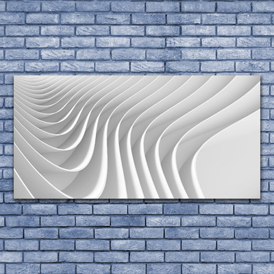 Plexiglas® Wall Art Abstract art white