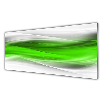 Plexiglas® Wall Art Abstract art green grey white