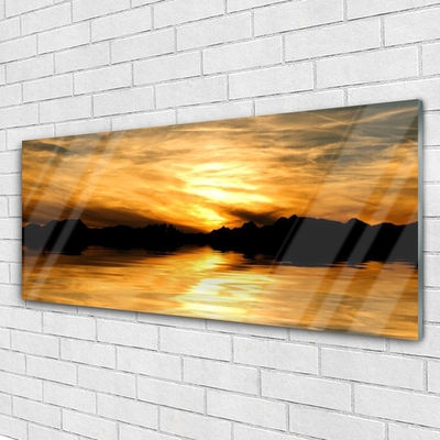 Plexiglas® Wall Art Abstract art yellow black