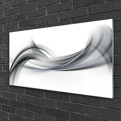 Plexiglas® Wall Art Abstract art grey white