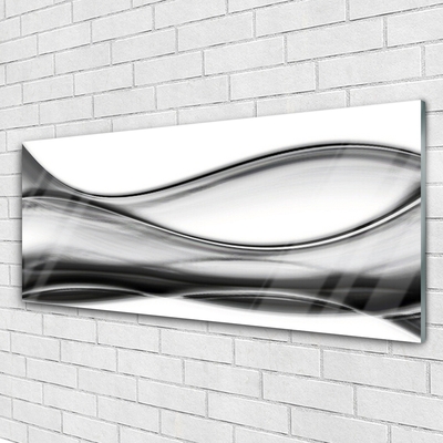 Plexiglas® Wall Art Abstraction art grey white
