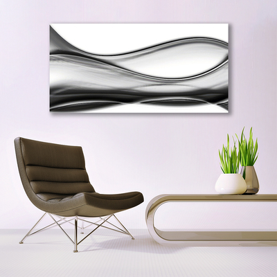 Plexiglas® Wall Art Abstraction art grey white