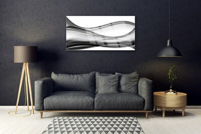 Plexiglas® Wall Art Abstraction art grey white