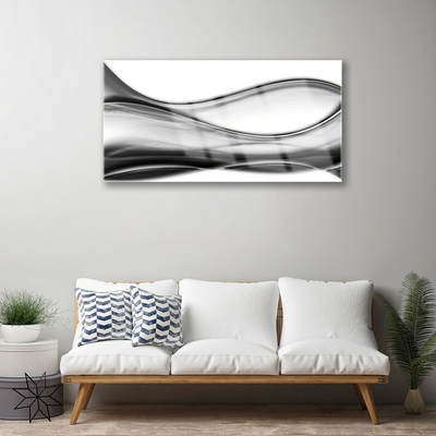 Plexiglas® Wall Art Abstraction art grey white