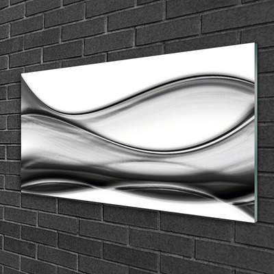 Plexiglas® Wall Art Abstraction art grey white