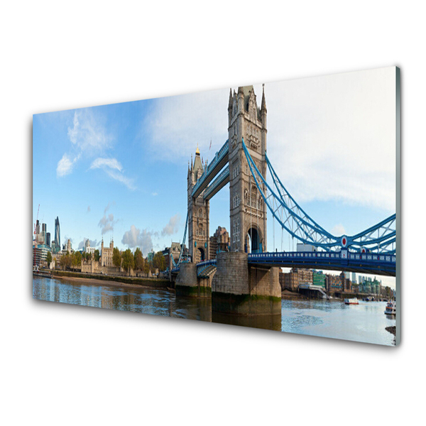 Plexiglas® Wall Art Cheats architecture grey blue