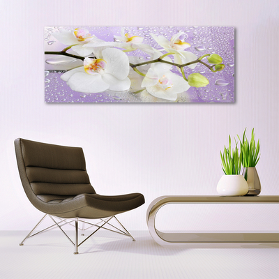 Plexiglas® Wall Art Flowers floral white