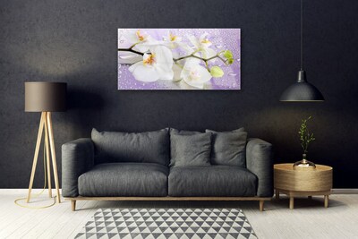 Plexiglas® Wall Art Flowers floral white