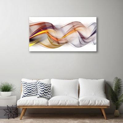 Plexiglas® Wall Art Abstract art yellow green red grey white